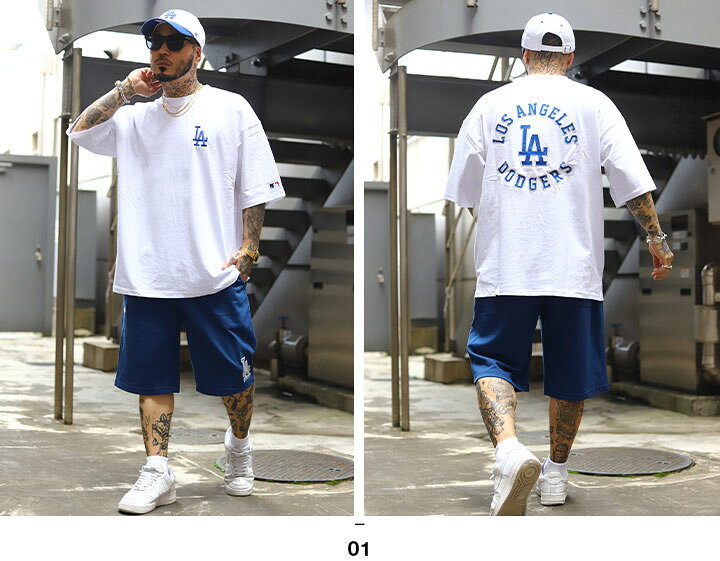 楽天市場】MLB ロサンゼルス ドジャース セットアップ 半袖 上下セット  