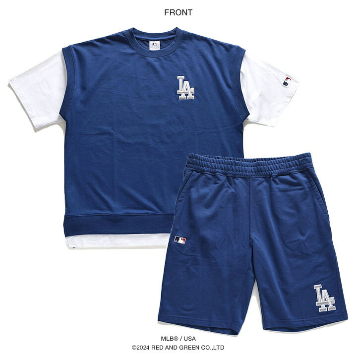 楽天市場】【ラスト1点】MLB ロサンゼルス ドジャース 上下セット 半袖  