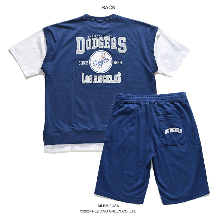 楽天市場】【ラスト1点】MLB ロサンゼルス ドジャース 上下セット 半袖  
