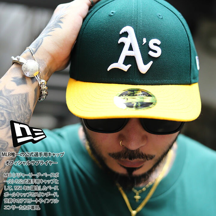 楽天市場】ニューエラ NEW ERA キャップ オークランド アスレチックス 