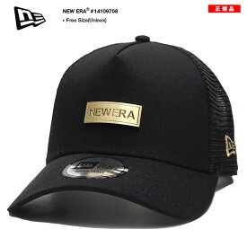 NEWERA キャップ メッシュキャップ メンズ 春夏秋冬用 黒 大きいサイズ ロゴ スポーツ 9forty A-Frame Trucker 帽子 cap ハイキャップ 深め スナップバックキャップ シンプル 金プレート b系 ヒップホップ ファッション ストリート系 ブランド 2024春夏 新作 14109708