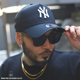 ニューエラ NEW ERA キャップ メッシュキャップ ドジャース メンズ 春夏秋冬用 全2色 大きいサイズ MLB Dodgers LA ヤンキース NY ロゴ 9forty A-Frame Trucker 帽子 cap ハイキャップ 深め b系 ヒップホップ ファッション ストリート系 ブランド 2024春夏 新作 14109683