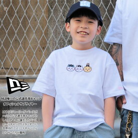 NEWERA × ちいかわ Tシャツ 半袖 キッズ レディース 春夏用 白 大きいサイズ 人気漫画 限定 コラボ 公式 男の子 女の子 子供用 ハチワレ 猫 うさぎ 動物 キャラクター 限定品 レア 小学生 幼稚園 中学生 園児 ギフト ストリート系 服 2026春夏 新作 14864554