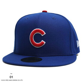 ニューエラ NEW ERA キャップ シカゴ カブス メンズ 春夏秋冬用 青 MLB Cubs C ロゴ 59Fifty 帽子 cap 深め フラットバイザー フィッテッドキャップ おしゃれ シンプル 定番 人気 プロモデル アメカジ b系 ヒップホップ ファッション ストリート系 ブランド 13555013