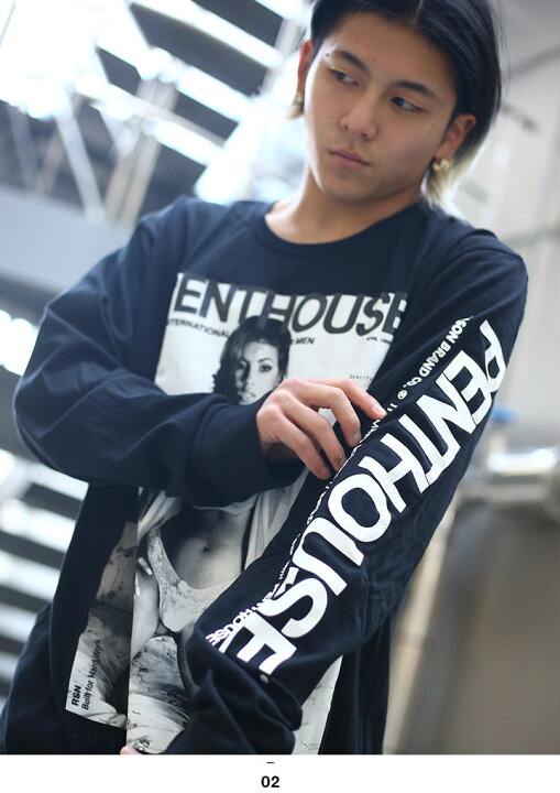楽天市場】【63%OFF】REASON × Penthouse 公式 ロンT ストリート 