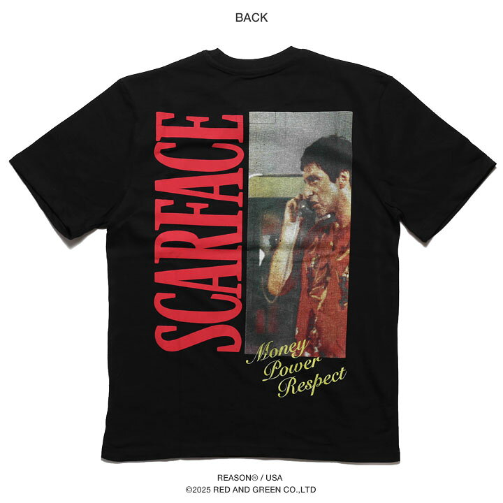 楽天市場】ラスト1点【40%OFF】REASON × 映画 スカーフェイス Tシャツ 