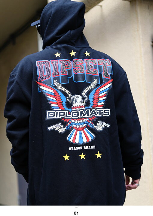 楽天市場】【45%OFF】REASON × Dipset パーカー ブランド 長袖 