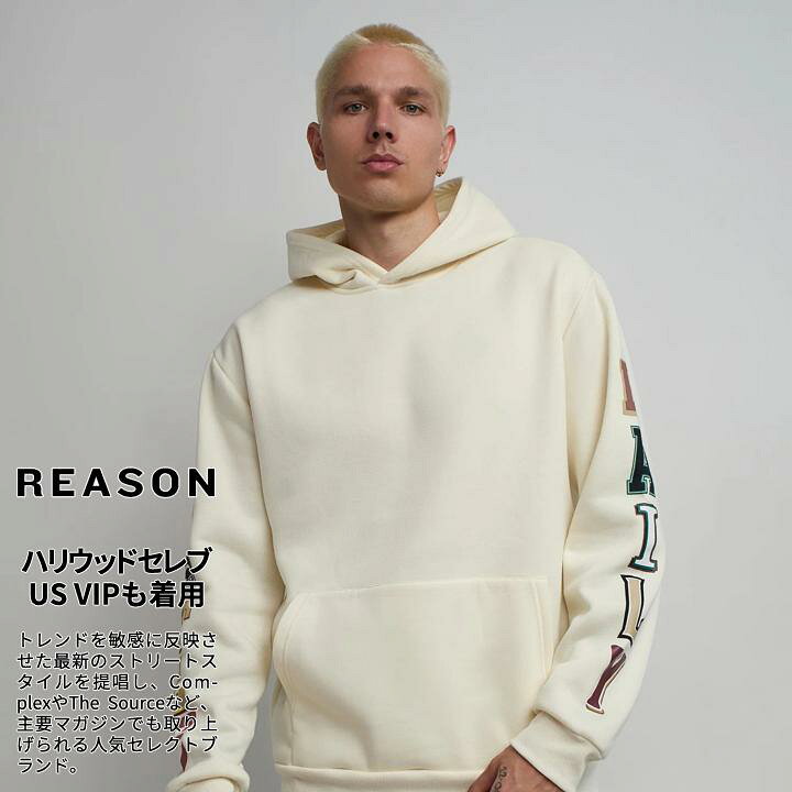 楽天市場】残り僅か【45%OFF】REASON パーカー ブランド スケボー 