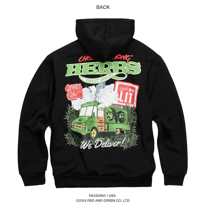 楽天市場】【45%OFF】REASON × Cheech & Chong パーカー ブランド 