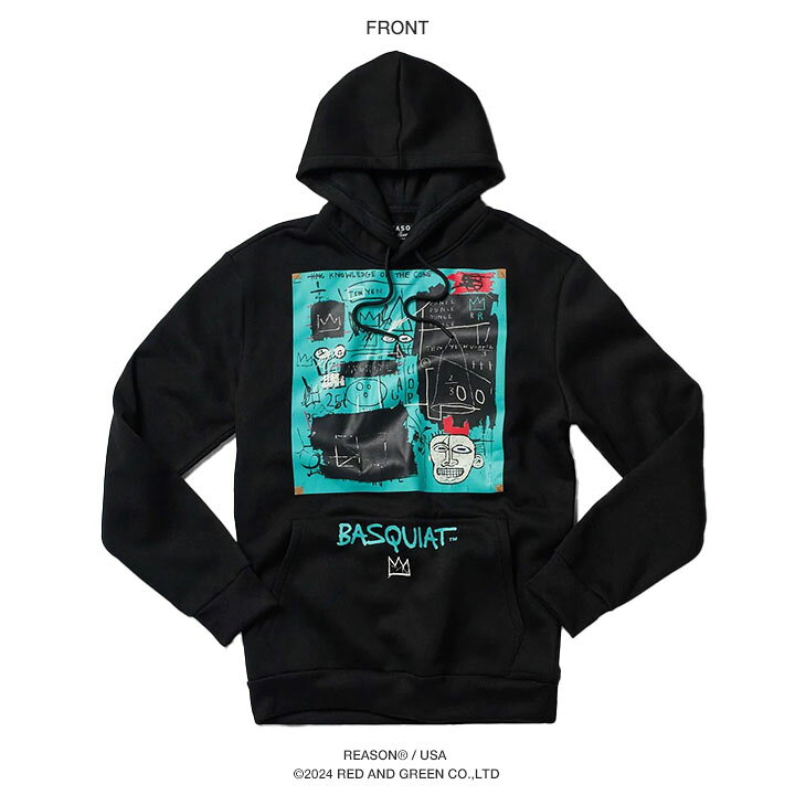 楽天市場】【20%OFF】REASON × バスキア パーカー ブランド スケボー  