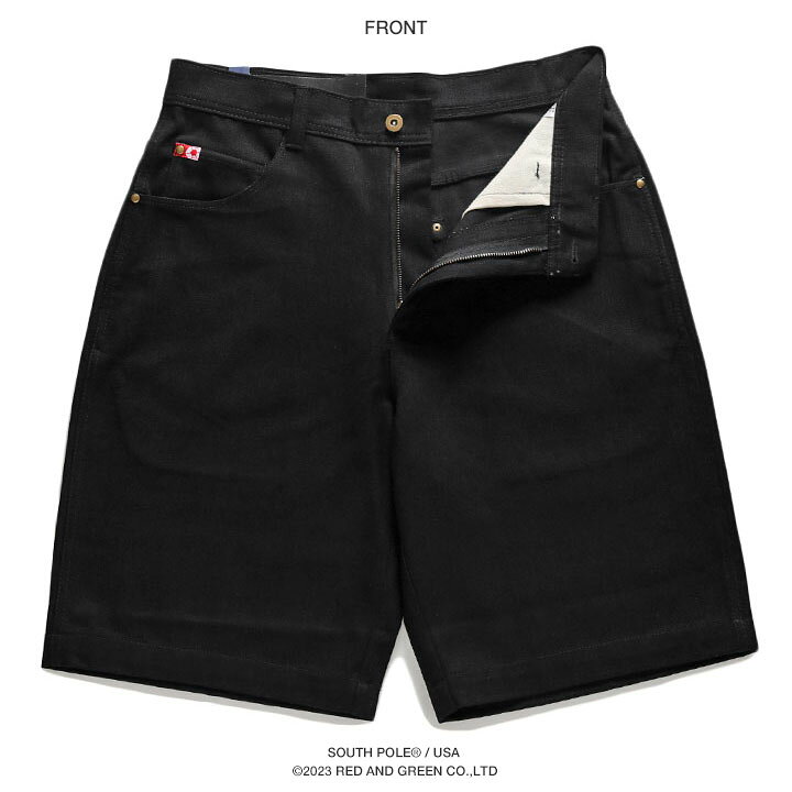 楽天市場】SOUTH POLE ハーフパンツ デニム メンズ 春夏用 黒 白 