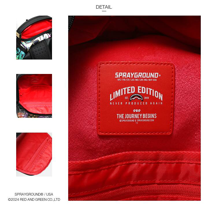 楽天市場】SPRAY GROUND リュック バックパック 金歯 グリル 唇 