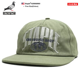 STAPLE キャップ メンズ 春夏秋冬用 緑 ステイプル 帽子 cap 深め フラットバイザー スナップバックキャップ おしゃれ かっこいい シンプル ロゴ刺繍 アースカラー 刺繍 世界地図 b系 ヒップホップ ファッション ストリート系 2022秋冬 2209X6993