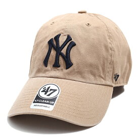 47 キャップ ニューヨークヤンキース メンズ レディース 春夏秋冬用 全17色 MLB ヤンキース NY ロゴ 47brand フォーティセブン CLEAN UP 帽子 cap ローキャップ 浅め ぼうし おしゃれ かっこいい 刺繍 b系 ヒップホップ ファッション ストリート系 ブランド 新作 RGW17GWS