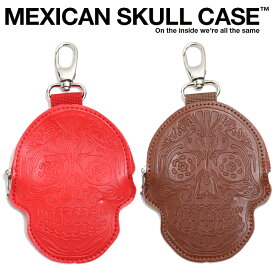 小銭入れ コインケース 財布 小銭入れ カラビナ付きマルチケース メンズ レディース 赤 茶色 男女兼用 b系 ヒップホップ ストリート系 ファッション レザー メキシカンスカル タトゥー 総柄 バッグチャーム 小物ケース 大きいサイズ ギフト 5803475221