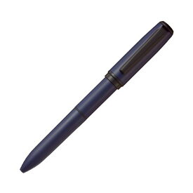 （まとめ） 三菱鉛筆 ジェットストリームインク搭載印鑑付2色ボールペン（軸のみ） 0.5mm （軸色：ネイビー） SXHE2MT05J.9 1本 【×5セット】[21]