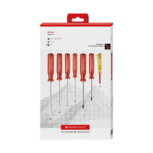 PB SWISS TOOLS �s�[�r�[�X�C�X�c�[���Y 6�{�g �N���V�b�N�n���h�� �}�C�i�X�h���C�o�[�Z�b�g �y�[�p�[�{�b�N�X�� 1575.CBB[21]