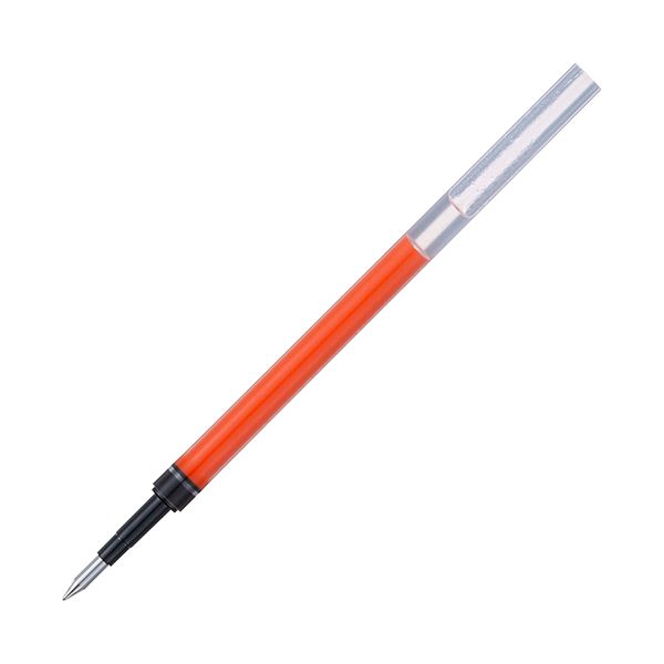 (まとめ）三菱鉛筆 ゲルインクボールペン替芯0.38mm オレンジ ユニボール ワン用 UMR38S.4 1セット（10本）【×10セット】[21]：本家屋