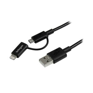 StarTech.com Lightning^Micro USBP[u 1m ubNiPhone^iPod^iPad^AndroidΉ LTUB1MBK 1{[21]