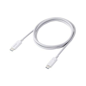 �G���R�� USB2.0�P�[�u�� USB Type-C TM - USB Type-C/240W 1m �z���C�g MPA-CCPE10WH[21]