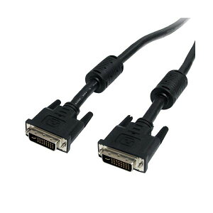 StarTech.com DVI-I�f���A�������N�P�[�u�� �u���b�N 3m �I�X�^�I�X DVIIDMM10 1�{[21]