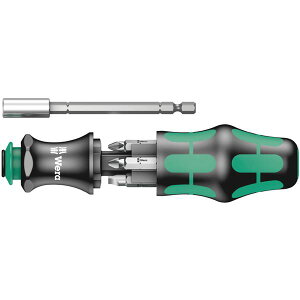 WERA ���F�� 6�_�g �N���t�g�t�H�[���R���p�N�g28 ����6.35mm �h���C�o�[�r�b�g�Z�b�g �N���t�g�t�H�[���r�b�g�z���_�[�t 073240[21]