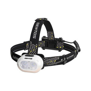 GENTOS GD�V���[�Y �w�b�h���C�g ���[�h�▾�邳�𐺂ő���ł���{�C�X�R���g���[���X�C�b�` �z���C�g GD-V102H[21]