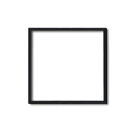【角額】木製正方額・壁掛けひも 5767 350角（350×350mm）「ブラック」[21]
