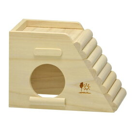 （まとめ）広葉樹ハウス（スロープ）【×3セット】 (小動物用品/玩具)【代引不可】[21]
