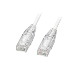 �T�����T�v���C �J�e�S��6A LAN�P�[�u�� �X���� ���炩 �c���܂�h�~�R�l�N�^ 20m �z���C�g KB-SL6AYS-20W[21]