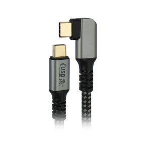 ���{�g���X�g�e�N�m���W�[ USB4�Ή�240W Type-C�P�[�u�� USB-IF�F�� PD EPR�[�d�Ή� L�^�R�l�N�^ 1m JTU4L240-CC[21]