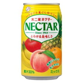 【まとめ買い】不二家 ネクターミックス 350ml 缶 48本入り【24本×2ケース】【代引不可】[21]