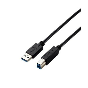 �G���R�� USB3.0 A-B�P�[�u�� 1.0m RoHS�w�ߏ����i10�����j USB3-AB10BK/ID 1�{[21]