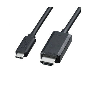 �T�����T�v���CTypeC-HDMI�ϊ��P�[�u�� �i4K�^60Hz�Ή��j 1m �u���b�N KC-ALCHD10K 1�{[21]