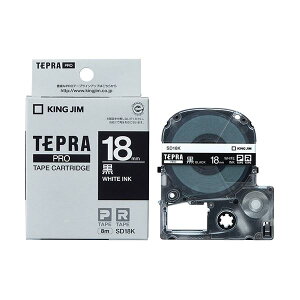 KING JIM(�L���O�W��) �e�v��PRO�e�[�v�r�r�b�h 18mm �� KJ-SD18K[21]