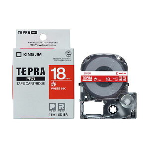 KING JIM(�L���O�W��) �e�v��PRO�e�[�v�r�r�b�h 18mm �� KJ-SD18R[21]