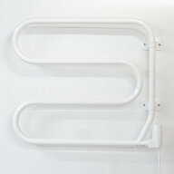 森永 タオルウォーマー TS-Pivot ホワイト 壁付け 省スペース タオル掛け 乾燥 洗面所 バスルーム 家電[21]