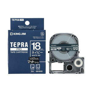 KING JIM �L���O�W�� �}�b�g���x�� �l�C�r�[�E�������iPRO�e�[�v�j 18mm KJ-SB18NS[21]