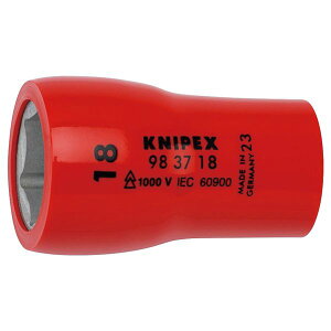 KNIPEX �N�j�y�b�N�X 3/8SQ 1000V�≏�w�L�T�S���\�P�b�g �S��49mm 9837-18 �H�� �c�[�� DIY ��ƍH��[21]