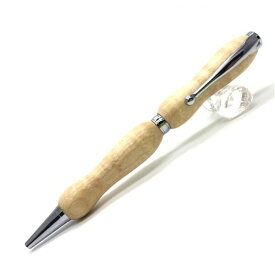 日本製 ハンドメイド ボールペン/文房具 【楓 メープルウッド】 クロスタイプ 芯：0.7mm 銘木 文具 『8Color Wood Pen』[21]