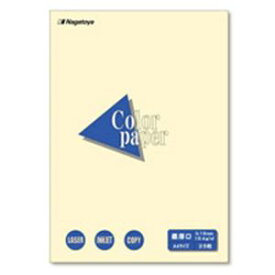 (業務用100セット) Nagatoya カラーペーパー/コピー用紙 【A4/最厚口 25枚】 両面印刷対応 レモン[21]