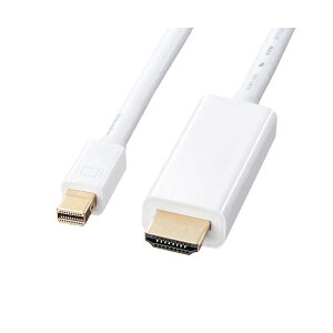 �T�����T�v���C �~�jDisplayPort-HDMI�ϊ��P�[�u�� 1m �z���C�g KC-MDPHDA10[21]