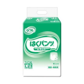 （まとめ）リブドゥコーポレーション リフレはくパンツ レギュラー L 1パック（18枚）【×10セット】[21]