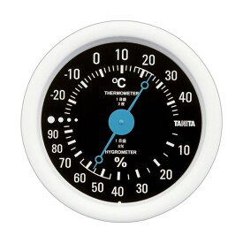 （まとめ）タニタ アナログ温湿度計 ブラックTT-515-BK 1個【×5セット】 [21]