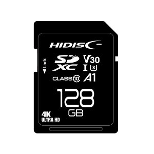 HIDISC SDXCJ[h 128GB CLASS10 UHS-I Speed class3 A1Ή HDSDX128GCL10V30[21]
