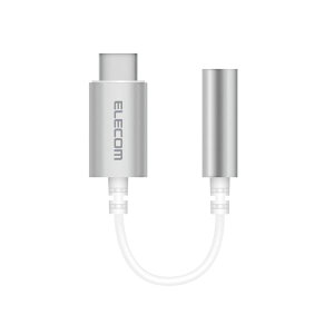 5�Z�b�g �G���R�� Type-C-4�Ƀ�3.5mm�X�e���I�~�j�v���O�ϊ��P�[�u��/�f�U�C���ϋv/�V���o�[ AD-C35DSSVX5[21]