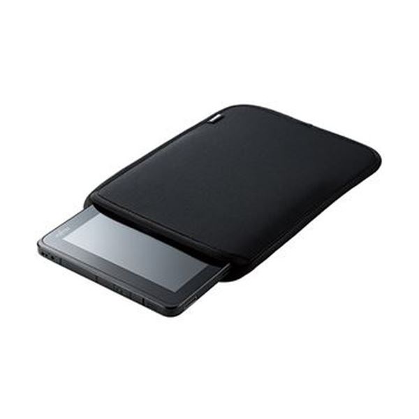 （まとめ）サンワサプライネオプレンスリップインタブレットPCケース 10.1型 PDA-TABS10BKN 1個【×5セット】 [21]：本家屋