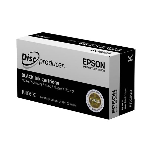 (まとめ）エプソン インクカートリッジ ブラックPJIC6K 1個【×3セット】 [21] インクカートリッジ