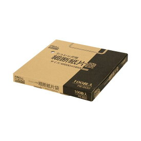 （まとめ）ナカバヤシ 細断紙片袋 S PE-600 1箱（100枚）【×2セット】[21]