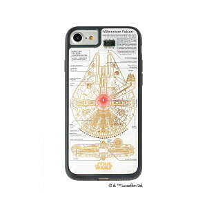 STAR WARS X^[EEH[Y ObYRNV FLASH M-FALCON A[g iPhone 7/8P[X  F7/8W[21]